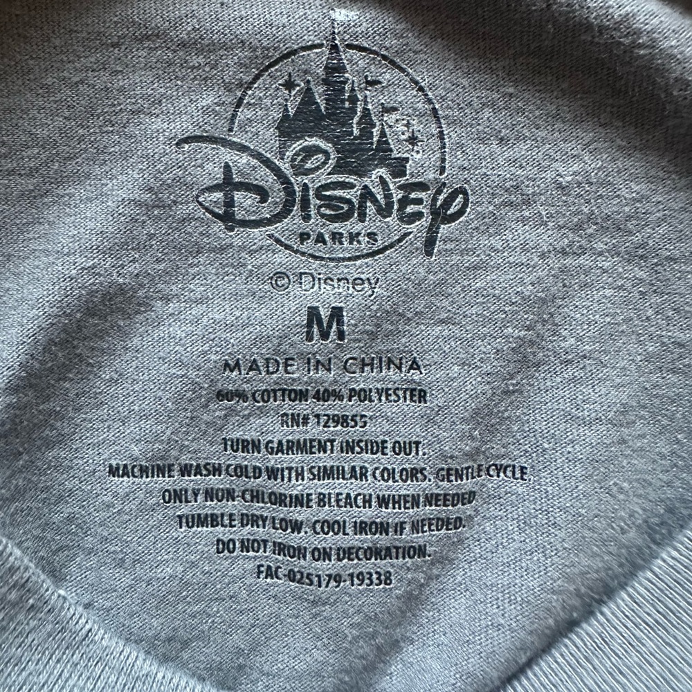 Disney Parks Haunted Mansion Long Sleeve Shirt 👻 | Unisex | Gray | Size M - Picture 3 of 12